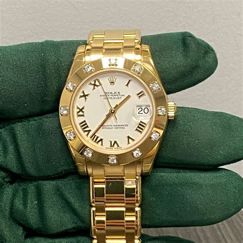 Rolex Pearlmaster 81318 Yellow Gold 